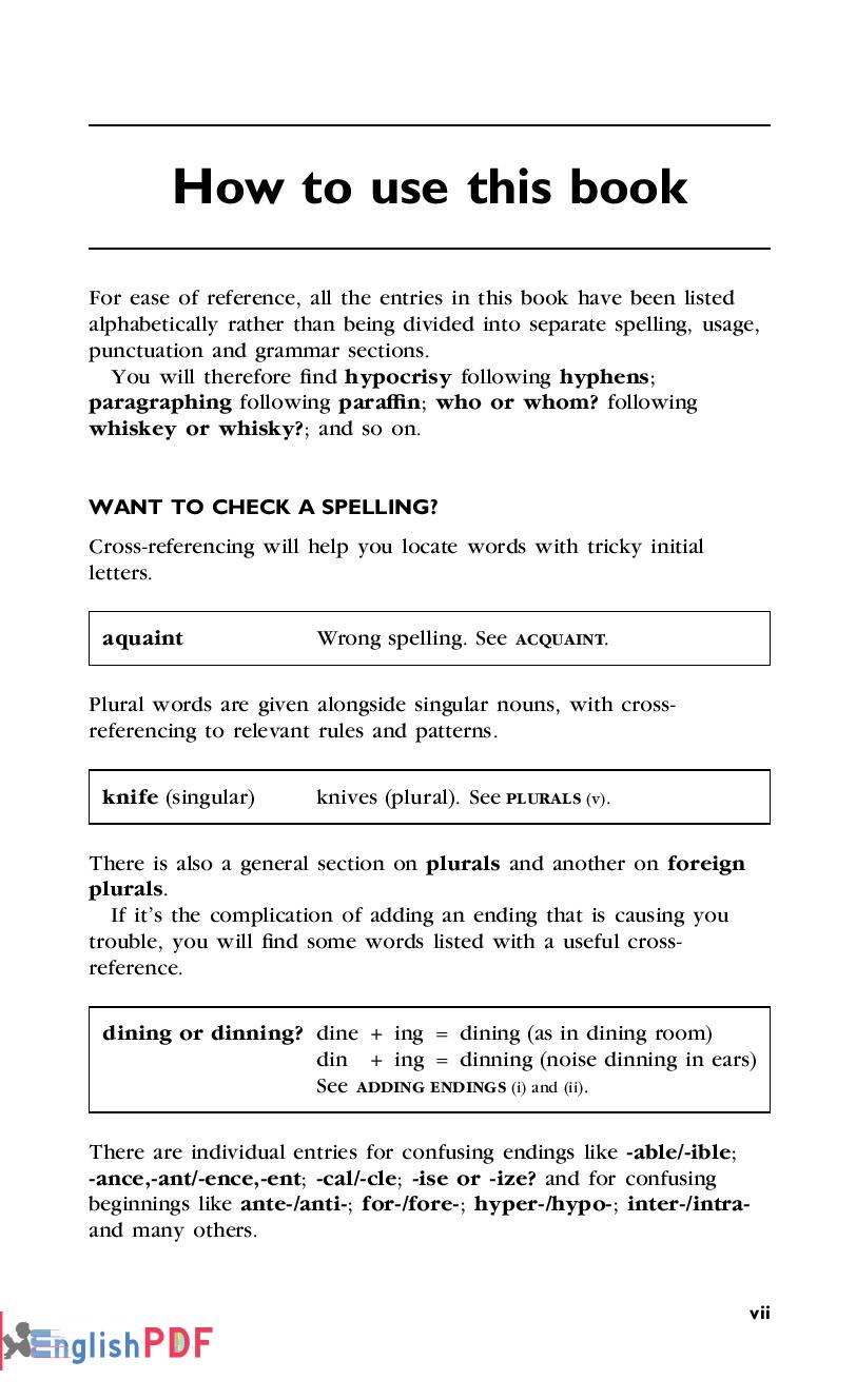 The A Z of Correct English PDF EnglishPDF page 003