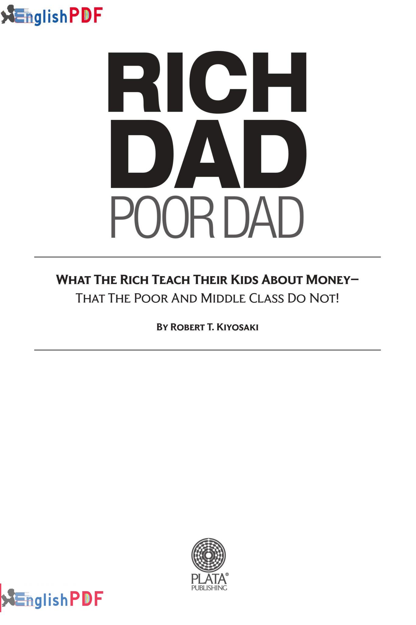 Rich Dad Poor Dad Pdf By Robert Kiyosaki 1997 Englishpdf