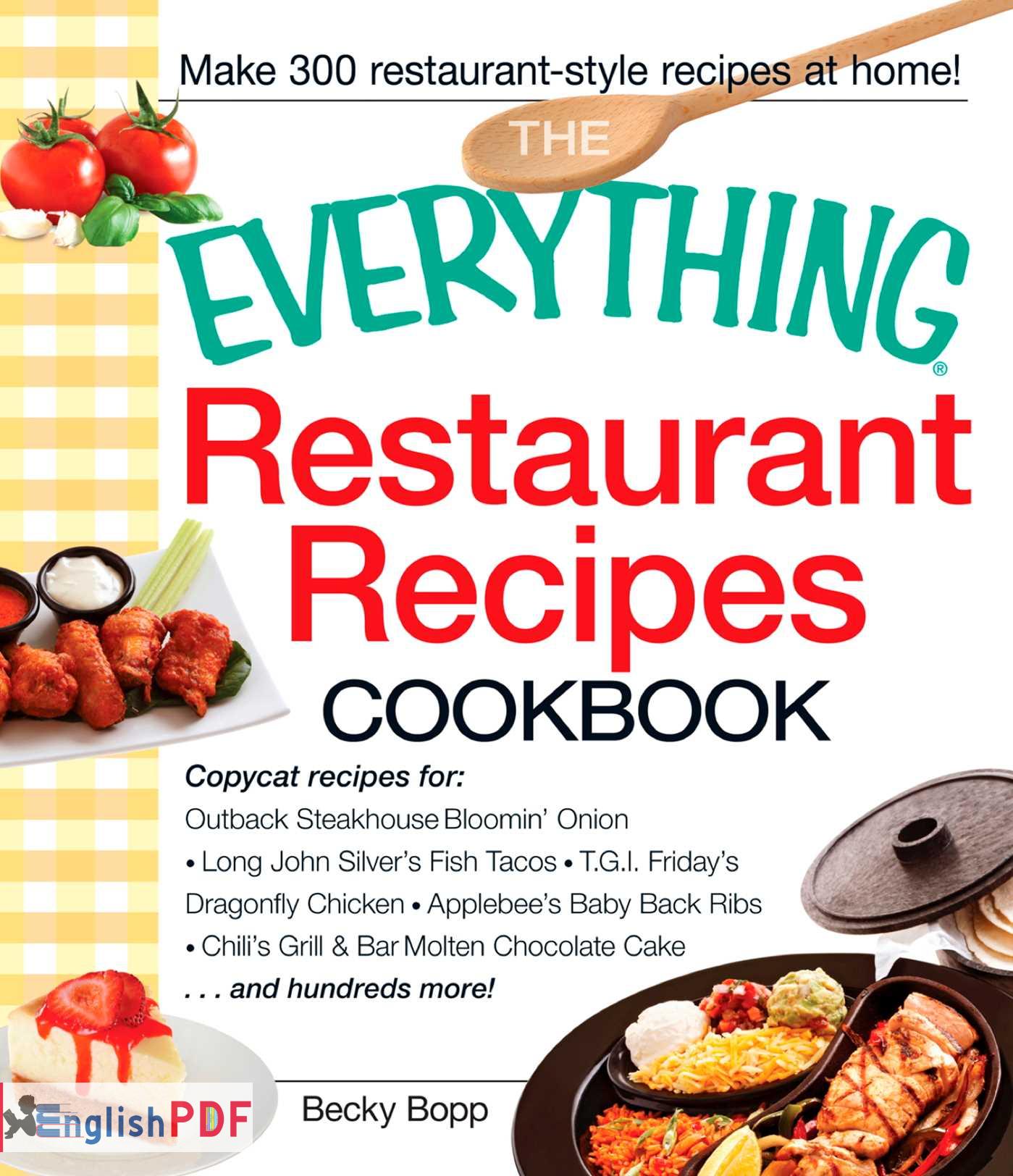 The Everything Restaurant Recipes Cookbook PDF Becky Bopp EnglishPDF