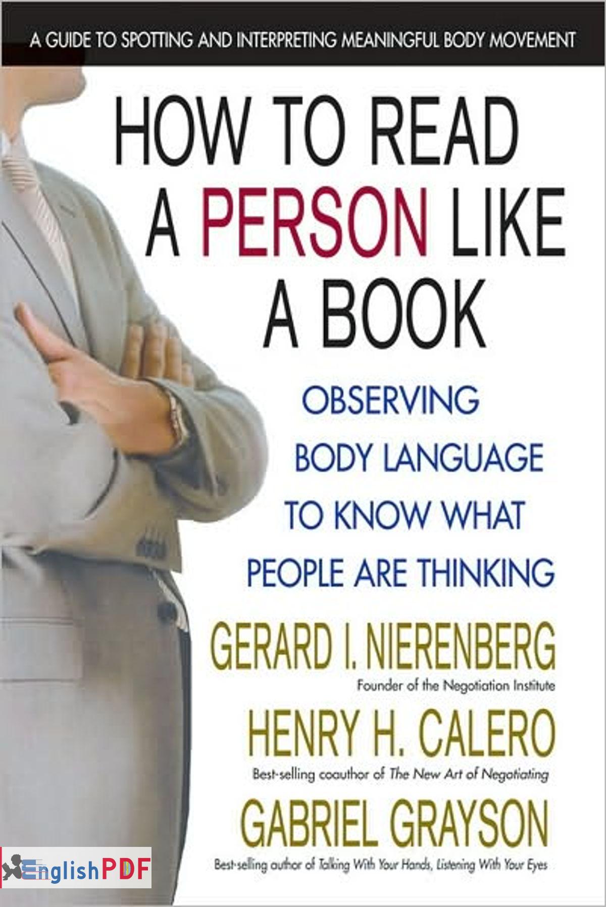 How to Read a Person Like a Book PDF Gerard Nierenberg EnglishPDF