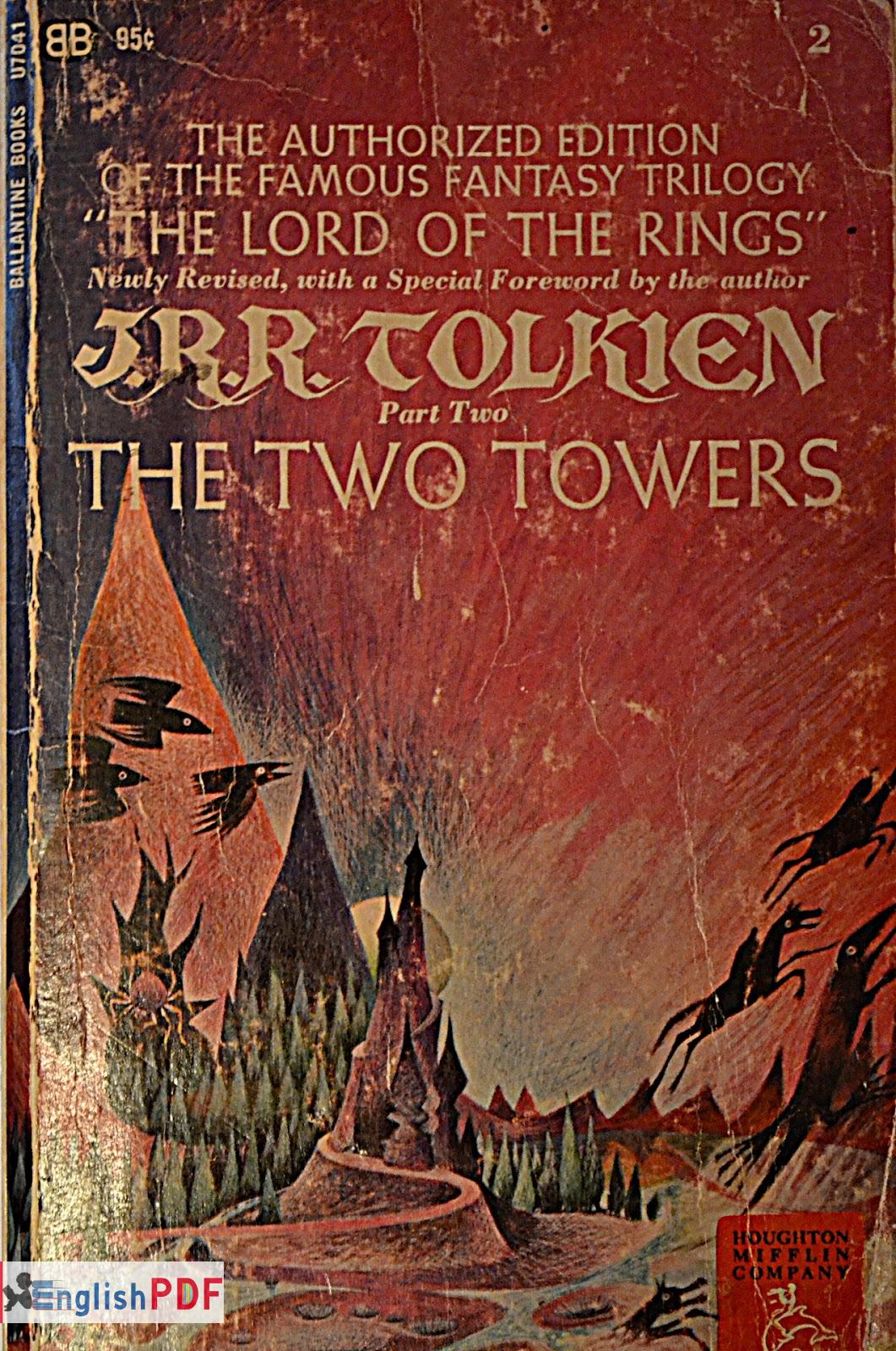 The Two Towers Book Cover 1965 Ballantyne