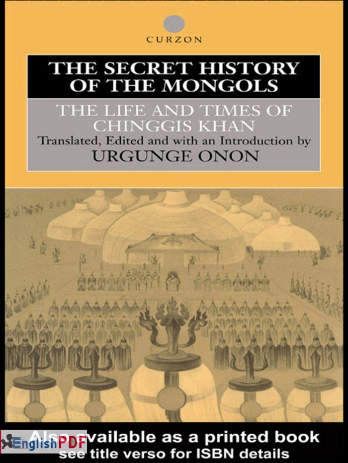 the secret history of the mongols PDF Urgunge Onon EnglishPDF
